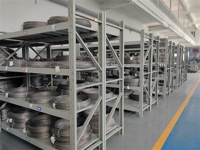 Duchin completa oficialment la línia de producció de material de la funda de termoparell, control...